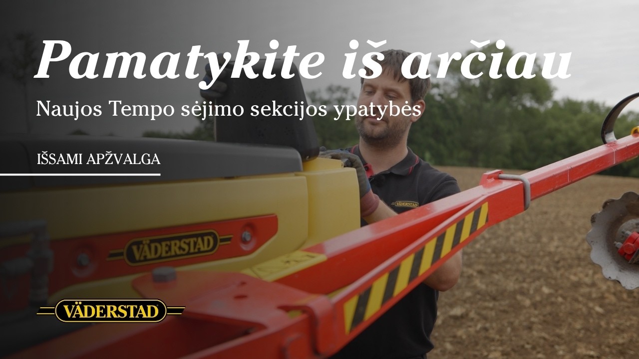 Tempo R 12-18: Skirtingos kultūros su viena sėjamąja