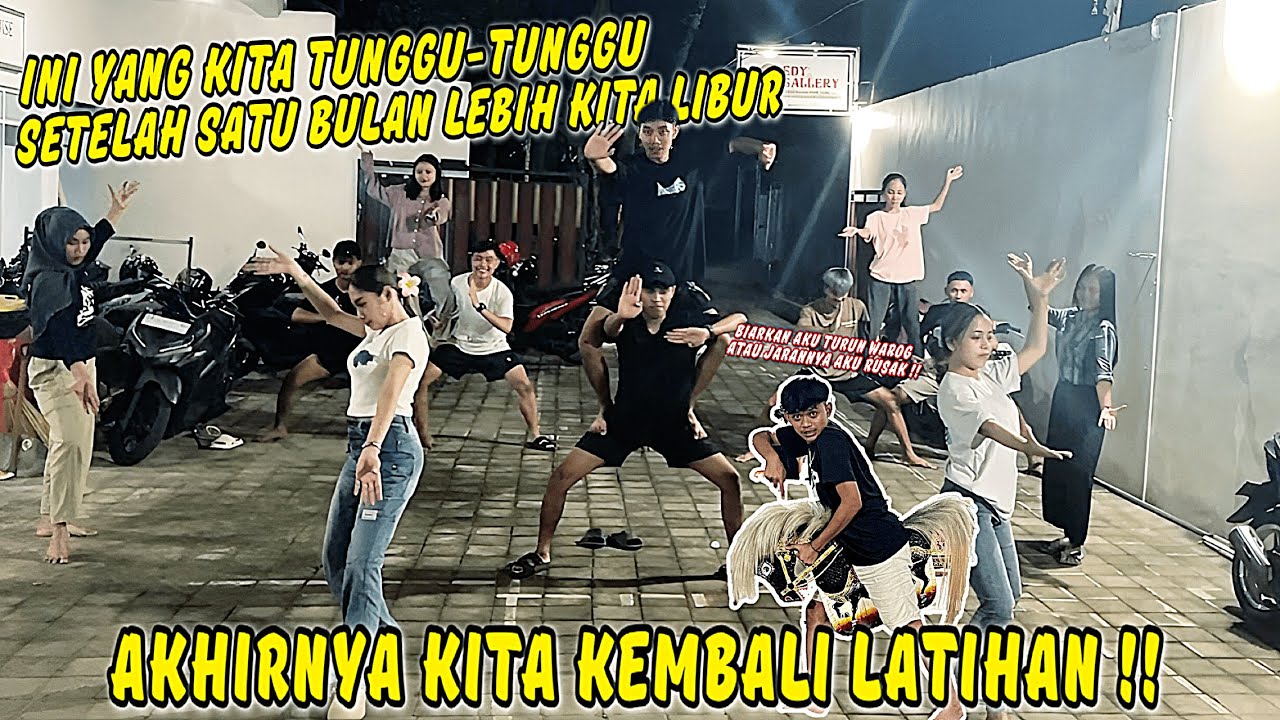 AKHIRNYA KEMBALI LATIHAN !! Tandanya dah mau pentas lagi nih