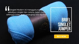 Briel Singlet Jumper Celana Dan Kaos Singlet Dalam Satu Stel