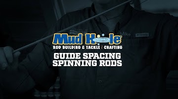 How to SPACE SPINNING ROD GUIDES on CUSTOM FISHING RODS | Mud Hole Rod Building Instructor Series