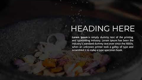 Delicious Healthy Restaurant - PPT Template