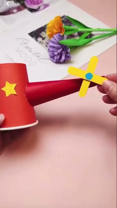 DIY Helicopter Using A Paper Cup