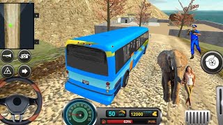 Offroad Bus Driving Simulator - Uphill Realistic Passengers Transporter Game - Android Gameplay screenshot 5