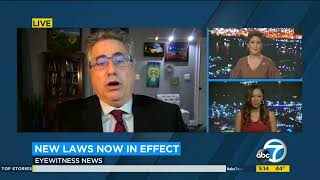 ABC7 Los Angeles | Attorney James DeSimone Tells Eyewitness News About New California Laws for 2022 ABC7 Los Angeles | Attorney James DeSimone Tells Eyewitness News About New California Laws for 2022