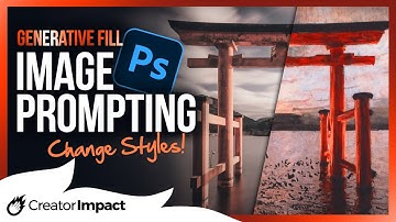 How to IMAGE PROMPT with Generative fill (Photoshop Beta / Firefly AI)