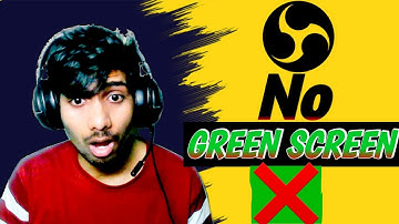 Remove Background without green screen By  OBS Studio 2023