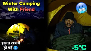 Winter Camping In -5C In Mountains With Friends Camping In India Unknown Dreamer