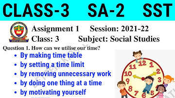 NDMC Class 3 SST Assignment Worksheet 1 || Class 3 SST SA2 Final Exam Solution