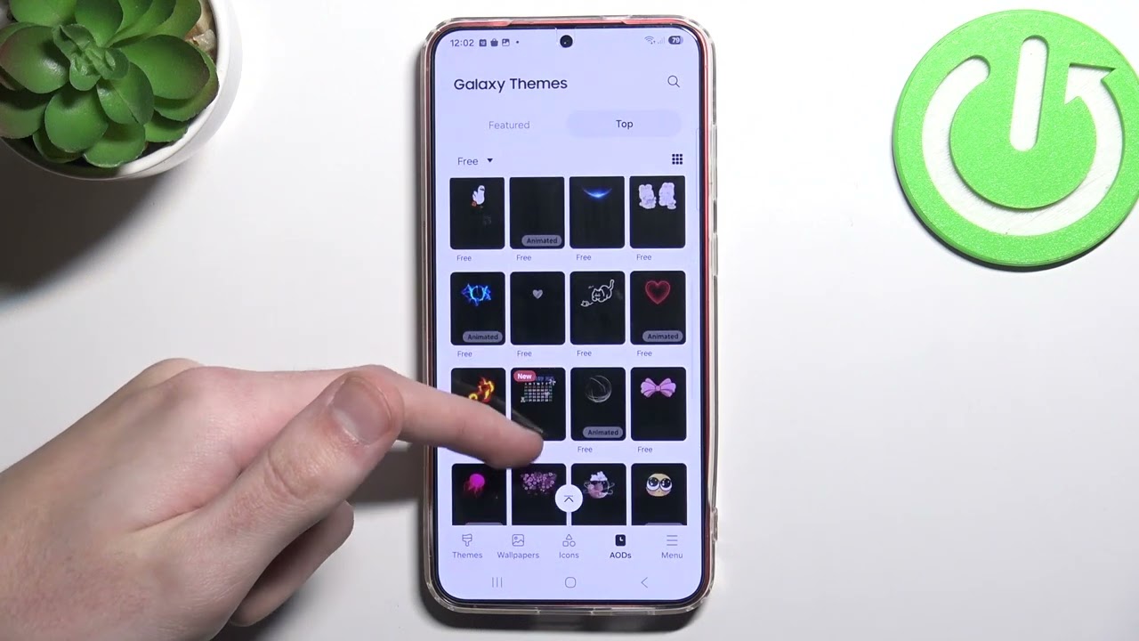 Как получить стиль Always On Display на SAMSUNG Galaxy S25+