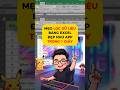 Mẹo lọc dữ liệu Excel đẹp như App trong 1 giây | Sơn Sói Review #shorts