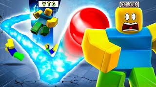 1 vs 1 🤣|Me and my cousin played death ball in roblox|On vtg!