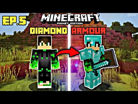 i made an fully diamond armour in minecraft pe 1.19| fully diamond ka ...