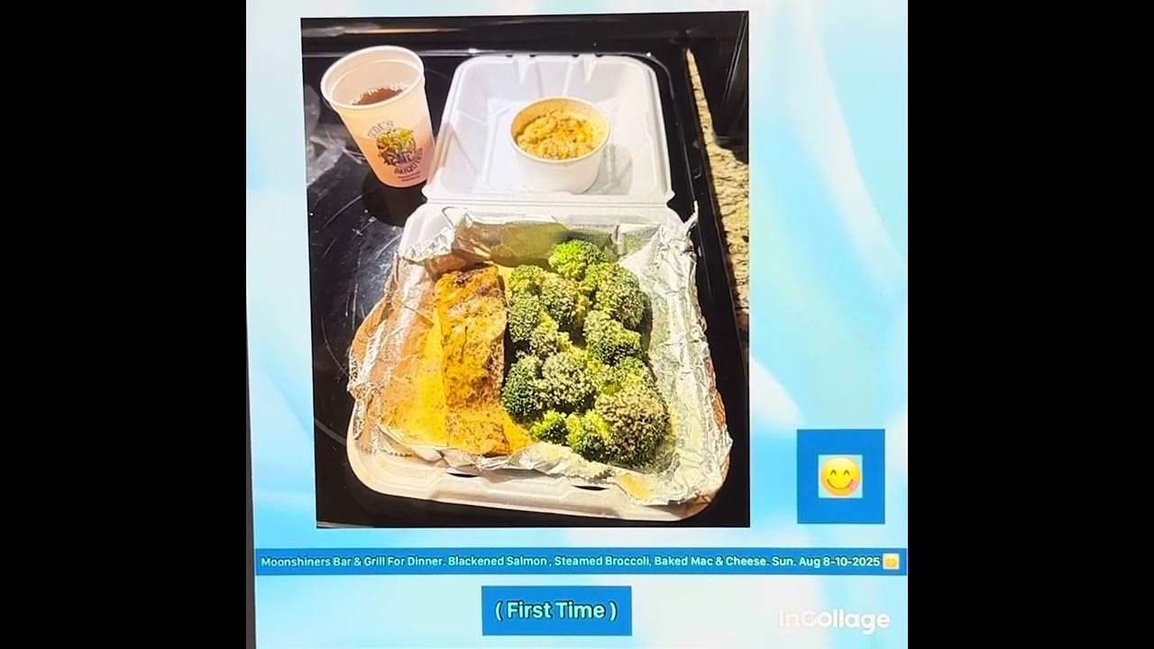 Moonshiners Bar & Grill For Dinner. Sun. Aug 8-10-2025 ( First Time ) 😋