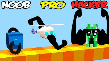 Draw Climber Gameplay - NOOB vs PRO vs HACKER