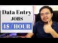 Paano Kumita ng 4$+/Hour sa LEGIT Data Entry Online Jobs (TYPING JOBS)
