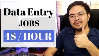 Paano Kumita ng 4$+/Hour sa LEGIT Data Entry Online Jobs (TYPING JOBS)