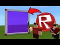 How To Make A Portal To Roblox In Minecraft Pe