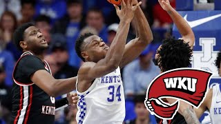 Oscar Tshiebwe Highlights vs Western Kentucky (12/22/2021)
