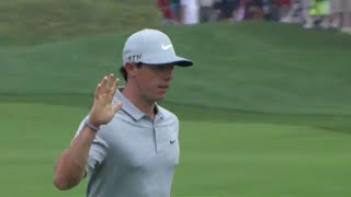 Rory McIlroy Drains a Long One on 18th for Eagle & the Lead | 2014 PGA Championship