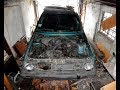 VW Golf 2 Простоял много лет в гараже. Пытаемся запустить двигатель.