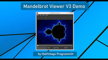 A Demo of the Mandelbrot Viewer V3