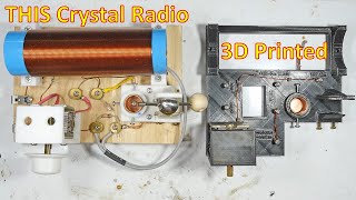 Crystal Radio--1 Variable Capacitor, 3D Printed (4K) by tsbrownie 400 views 3 months ago 2 minutes, 53 seconds