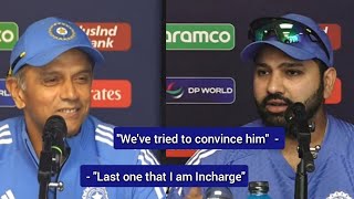 Last Tournament as Incharge- Rohit Sharma & Rahul Dravid press conference today | T20 World Cup 2024