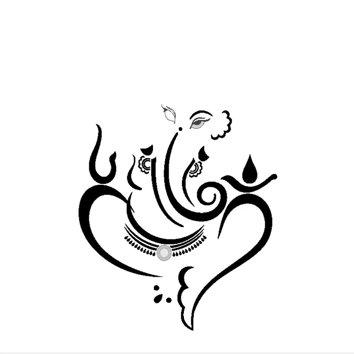 Ganesha Sketch using Python #moco_tech #coding #python - YouTube