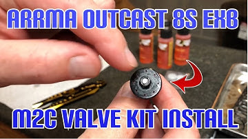 Arrma outcast 8S EXB M2C Shock Valve install.