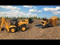 truck tractor JCB 5CX  rescue first aid construction