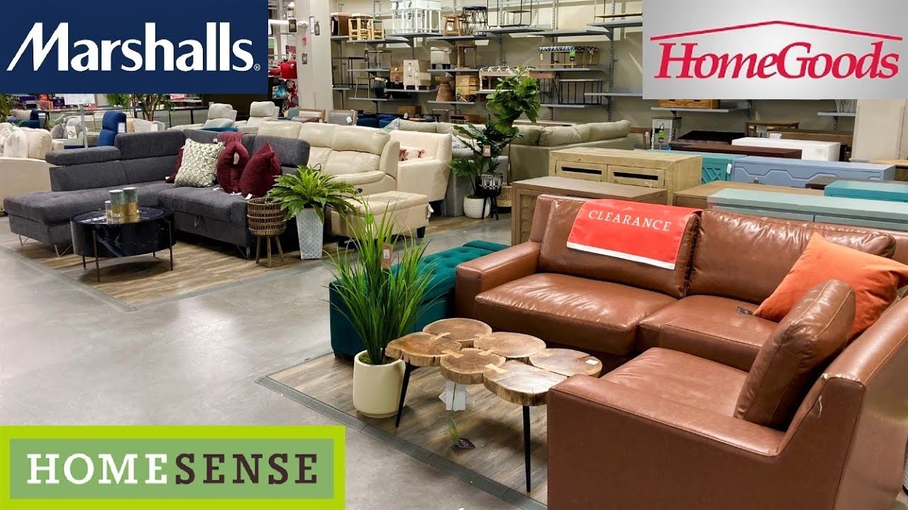 HOMEGOODS HOME SENSE MARSHALLS FURNITURE ARMCHAIRS SOFAS SHOP WITH ME