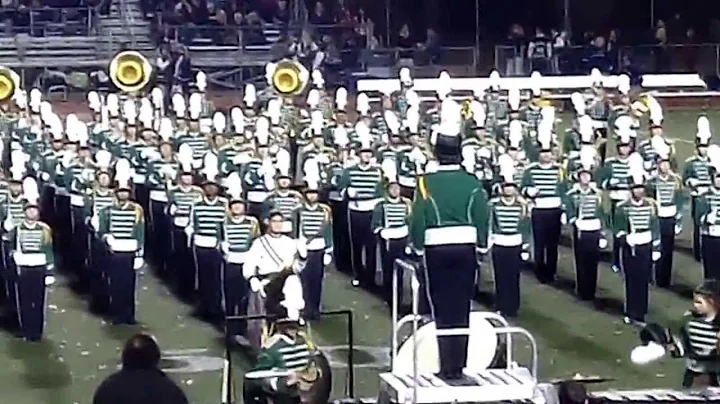 Montgomery High School Marching Band Performing 11/1/13 Halftime Show At Cougar Stadium