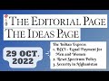 29th October 2022 | Gargi Classes The Indian Express Editorials &amp; Idea Analysis | By R.K. Lata