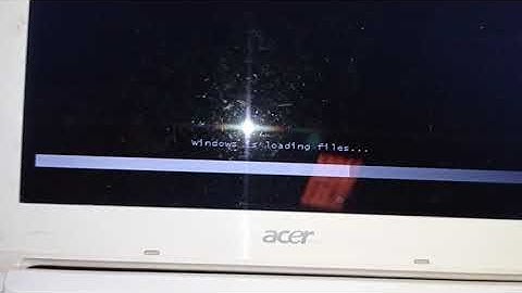 Windows is loading files - How to fix ?