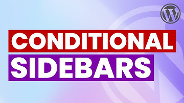 How to Create Custom & Conditional Sidebars in WordPress Easily