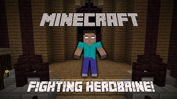 Minecraft Herobrines Mansion - Fighting Herobrine II Adventure Map (Part 3)