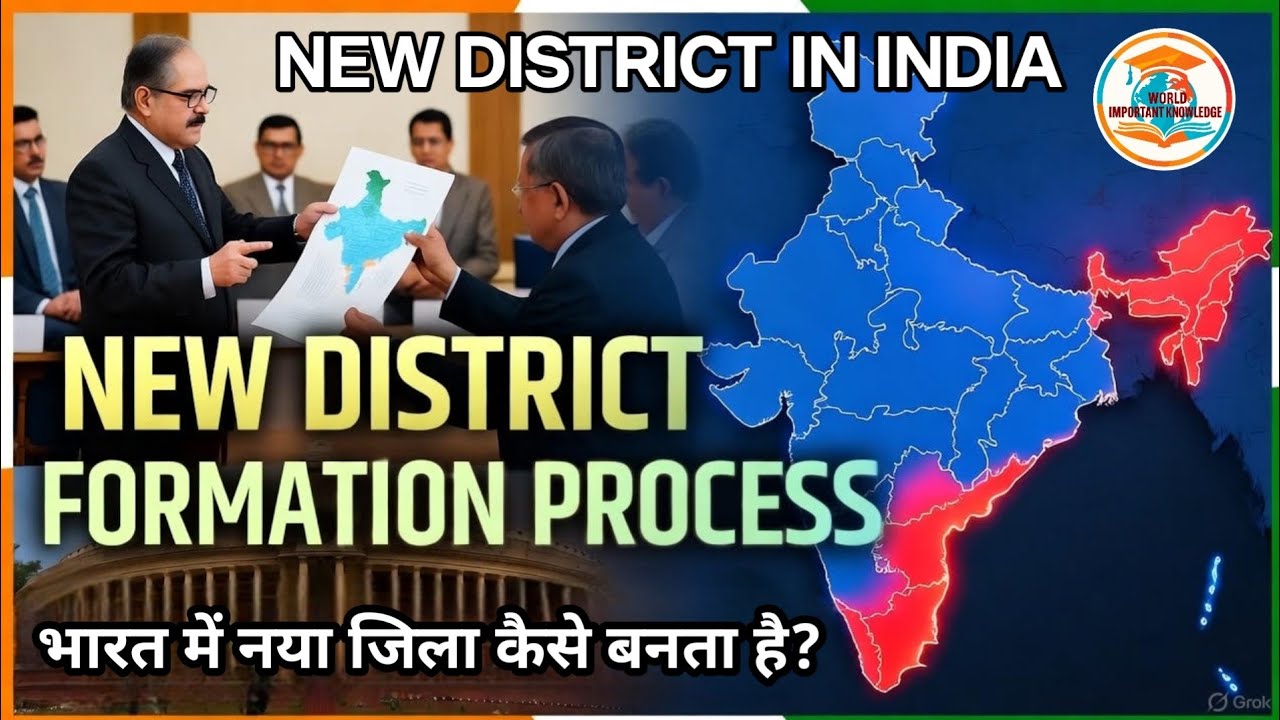 How New Districts Are Formed in India | Full Process Explained in Hindi | World Important Knowledge