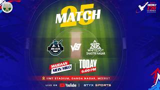 🔴 LIVE: Meerut T20 League 2026 Match 25 | BBC Elite vs White Dot Shastri Nagar