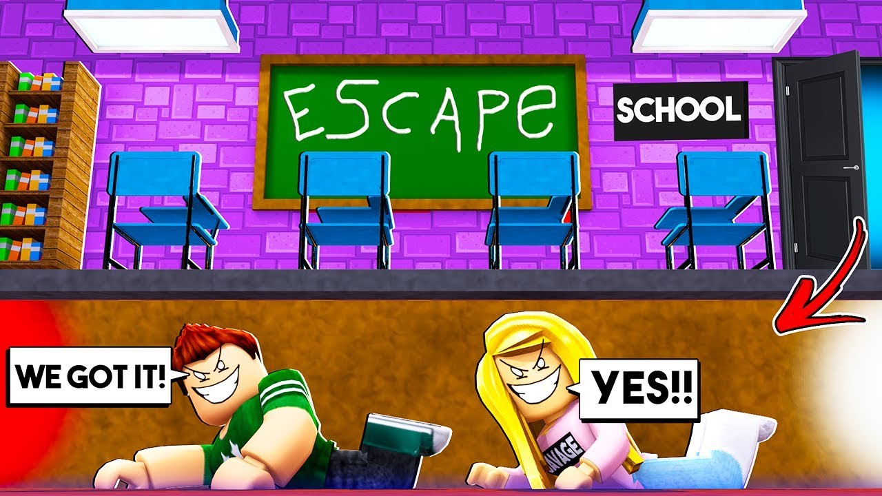 How To Escape From School Roblox W Jelly Youtube