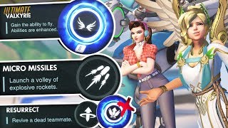 MERCY HAS A NEW ULTIMATE AND D.VA HAS MISSILES!? OVERWATCH NEW UPDATE CHANGES!