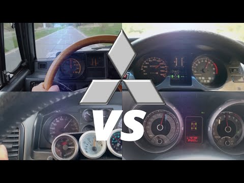 Mitsubishi Pajero Acceleration Battle