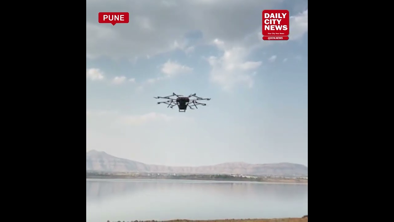 Chakan-based Sagar Defence Engineering Co has designed a drone that makes it possible for  humans
