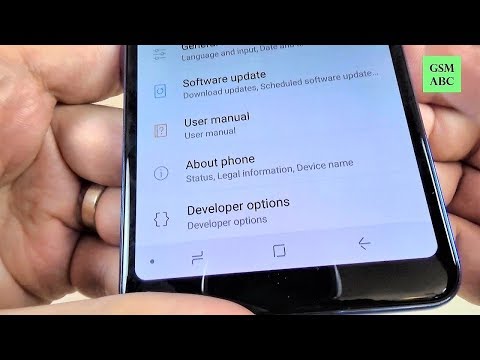 Samsung Galaxy A6, A7, A8, A9 (2018) - Developer Options (How to Enable)