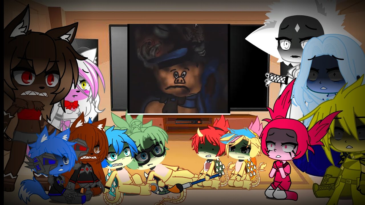 React To 3 Little Pigs anlong Horror