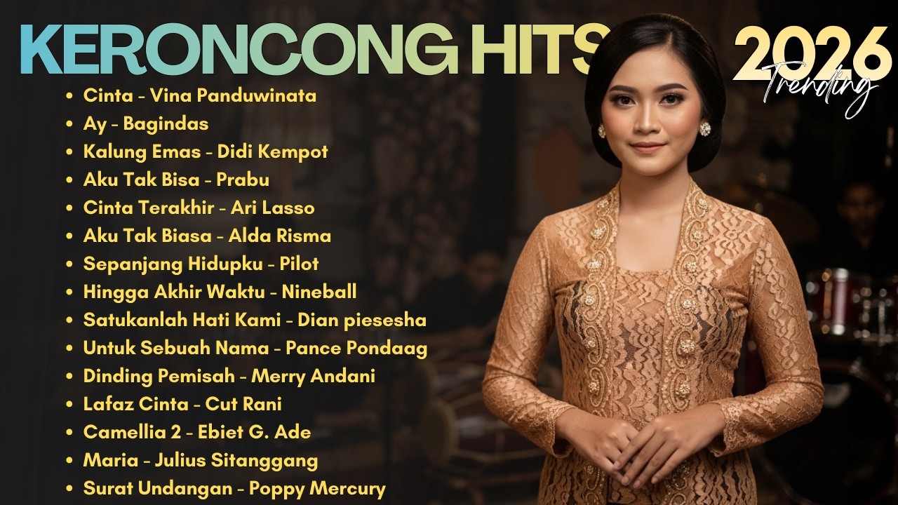 Keroncong Modern Terbaru 2026 🎶 Lagu Lawas & Pop Indonesia Full Album Nonstop