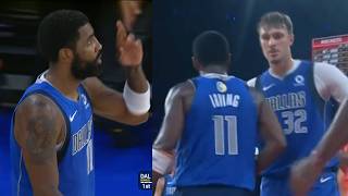 Kyrie Irving back COOKING in first ever game with Cooper Flagg vs Rockets