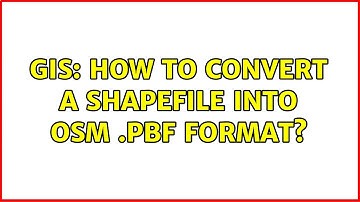 GIS: How to convert a shapefile into OSM .PBF format?