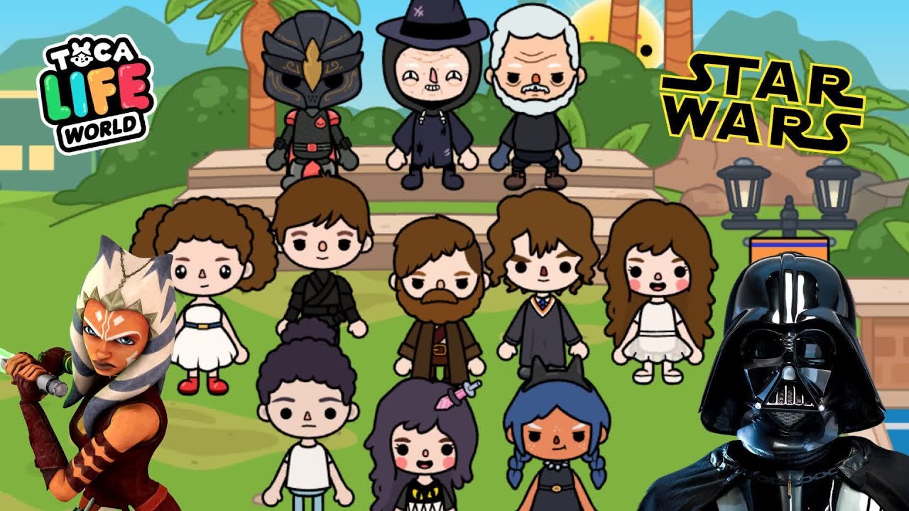 THE STAR WARS CHARACTERS IN TOCA LIFE! 😄 😱 TOCA BOCA 🌎 - YouTube