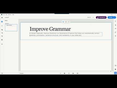 Improve eLearning Content Grammar with Adobe Captivate