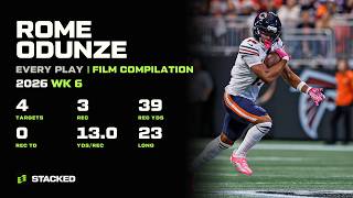 Rome Odunze: Every Touch of 2026 Week 6 | Full Film Compilation Guide